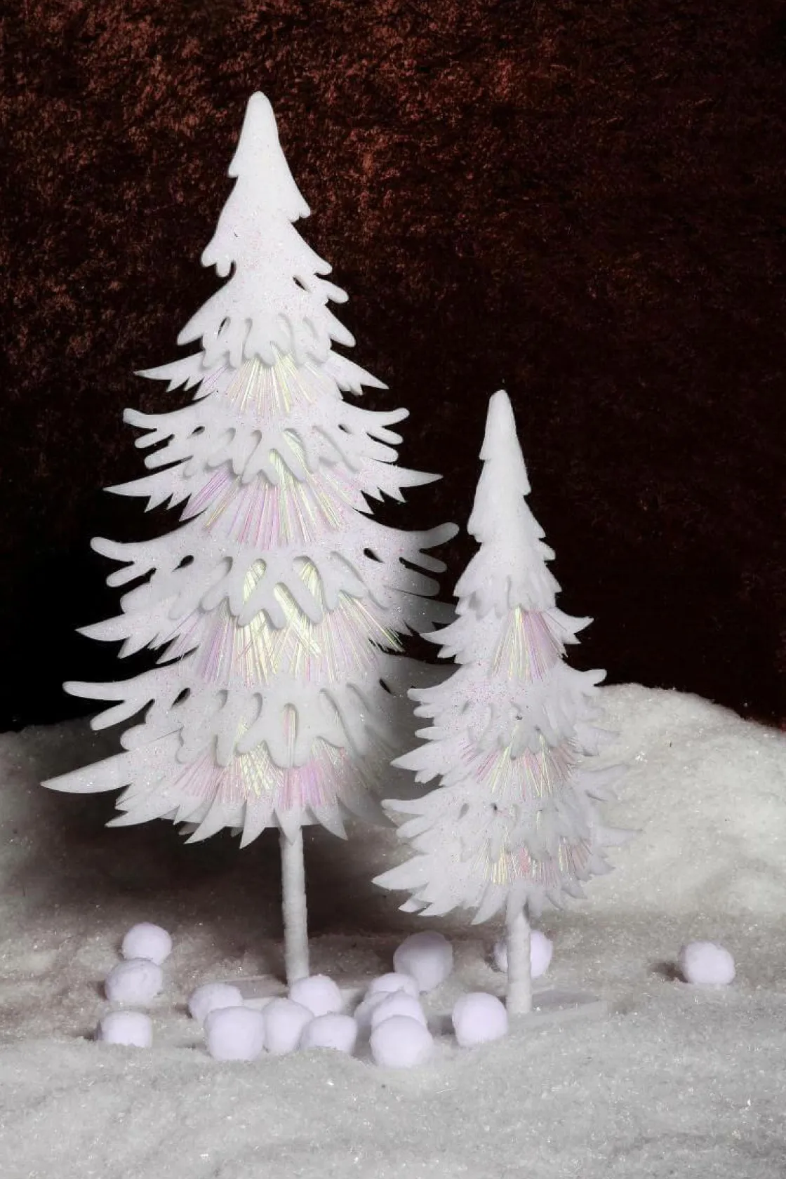 DecoWoerner Decoración De Invierno|Figuras De Navidad>Árbol Decorativo De Invierno, 60 Cm De Altura