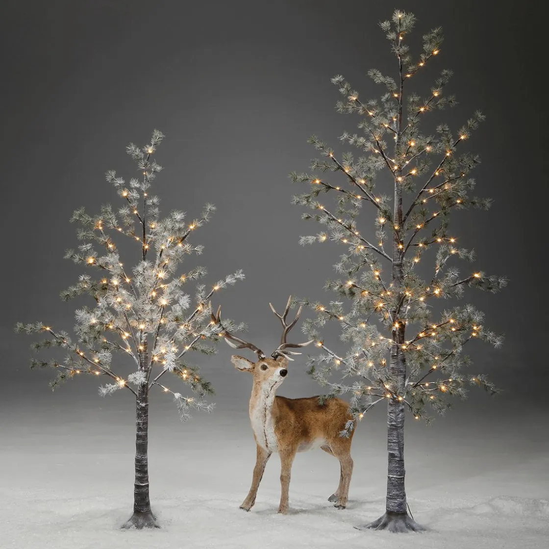 DecoWoerner Luz Decorativa|Árboles Artificiales>Árbol LED Blanco Cálido 150 Cm