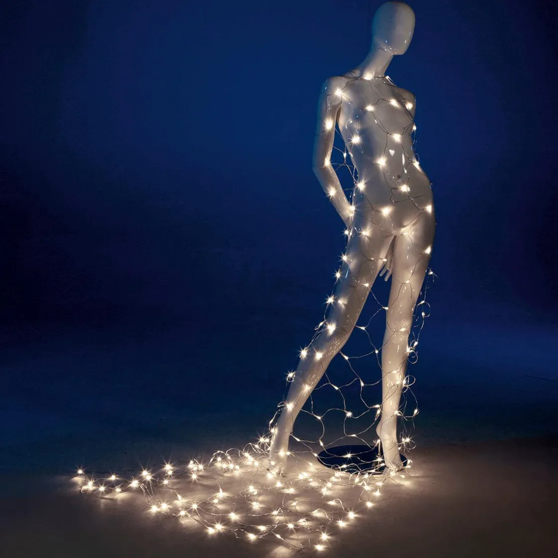 DecoWoerner Luces De Navidad>Red De Luz LED Profesional IP20, 250 Cm Sin Cable De Alimentación, Transparente