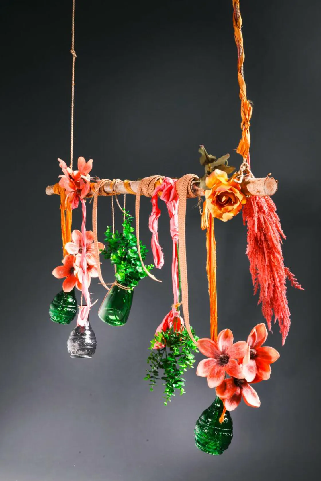 DecoWoerner Decoración Temática|Flores Artificiales>Rosa Artificial , 60 Cm