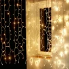 DecoWoerner Luces De Navidad>Sistema De Cortina De Luz Profesional Intermitente LED IP67 200 X 150 Cm