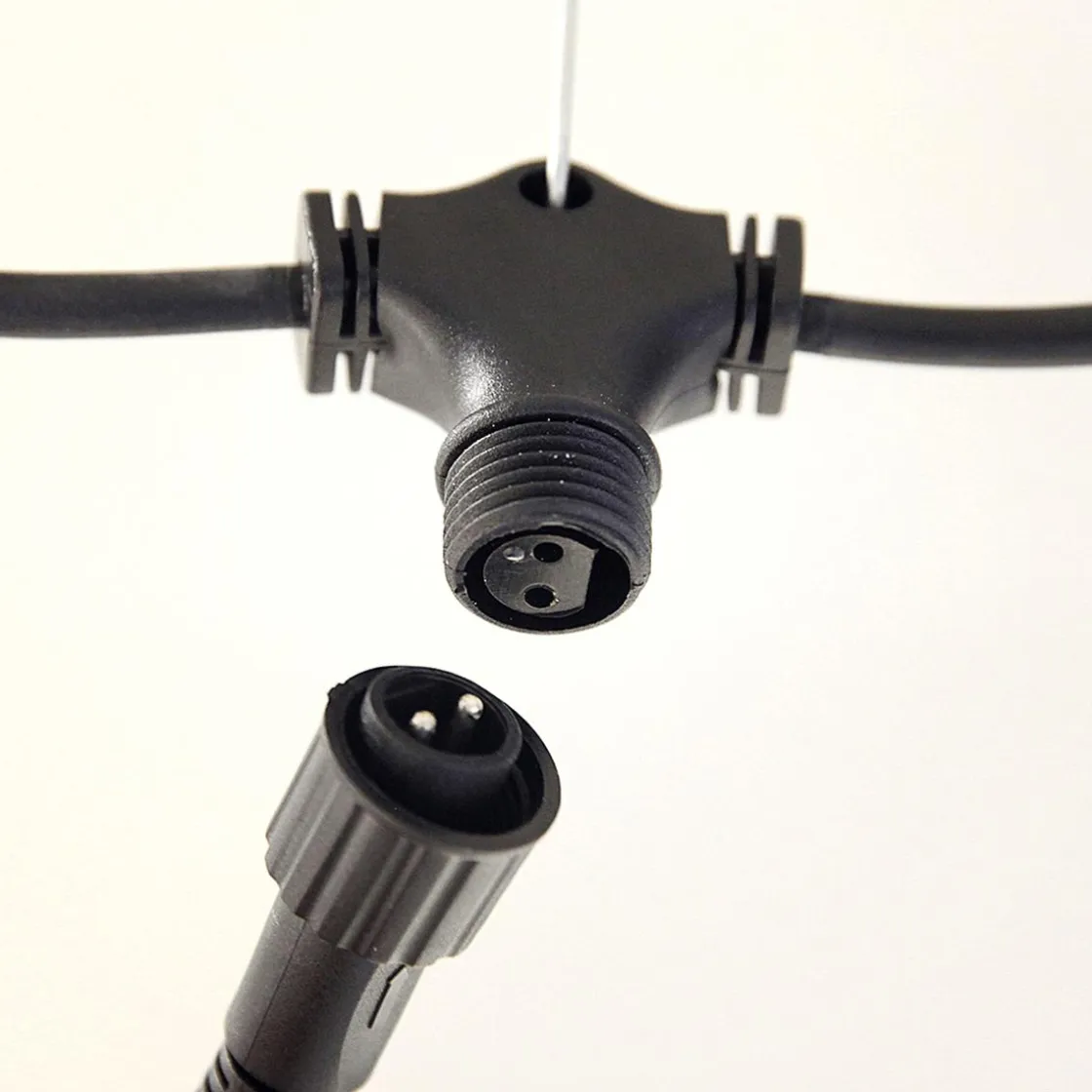 DecoWoerner Luces De Navidad>Sistema Profesional De Cortina De Luz LED IP67, 900 Cm Sin Cable De Alimentación, Negro