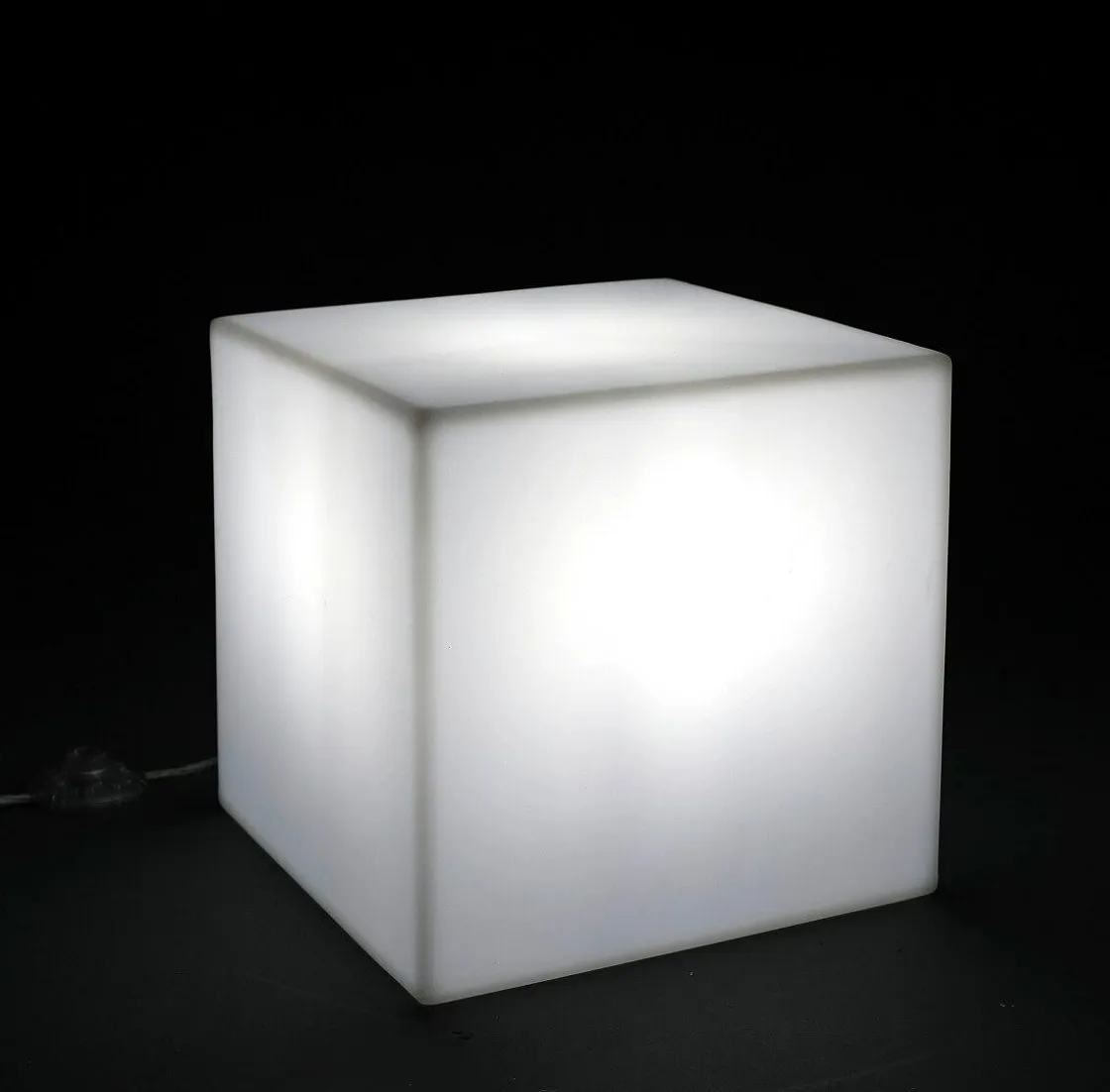 DecoWoerner Luz Decorativa>Slide Cubo Luminoso "Cube", 43 Cm