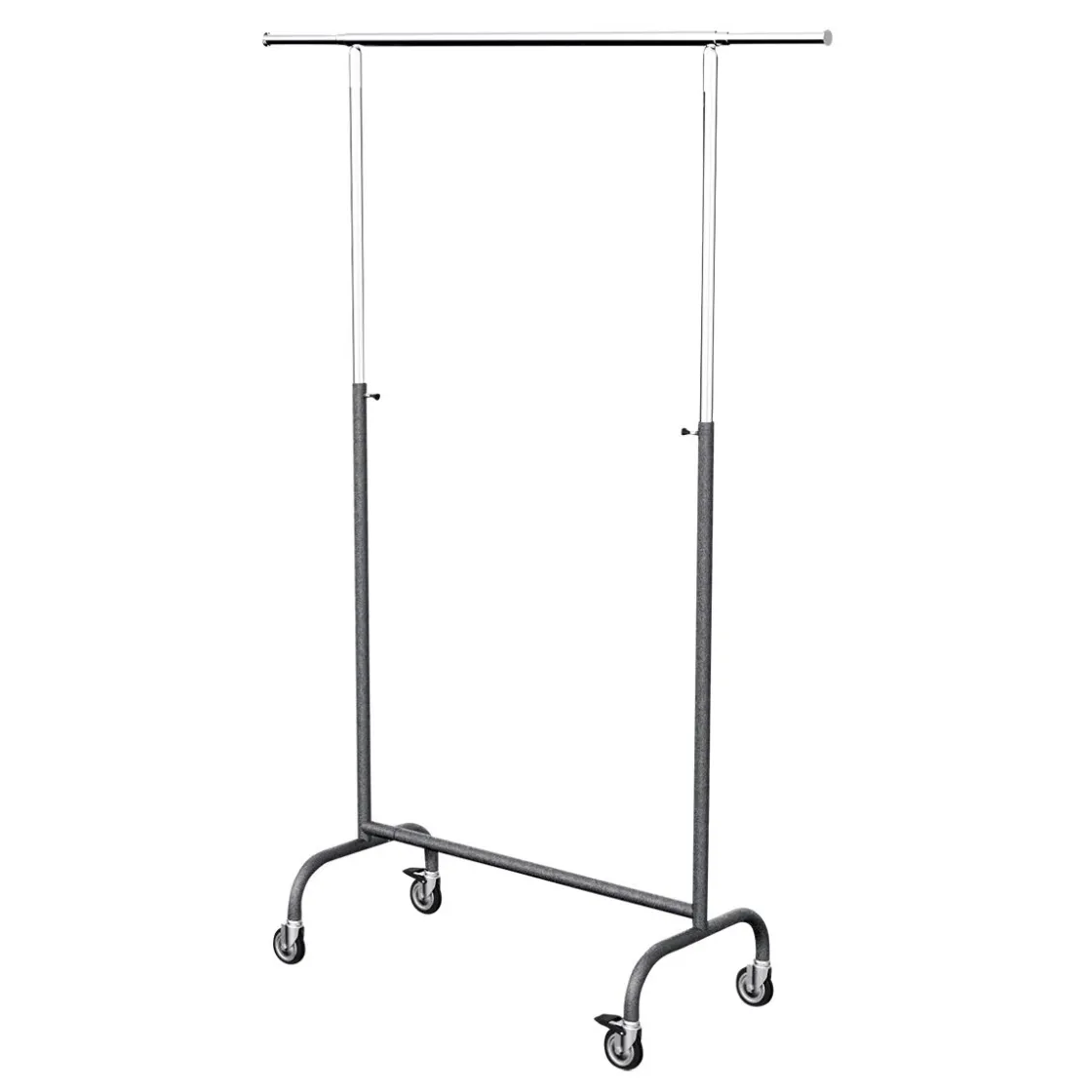 DecoWoerner Percheros>Soporte De Rodillo "Sólido" Antracita, 100 Cm De Ancho