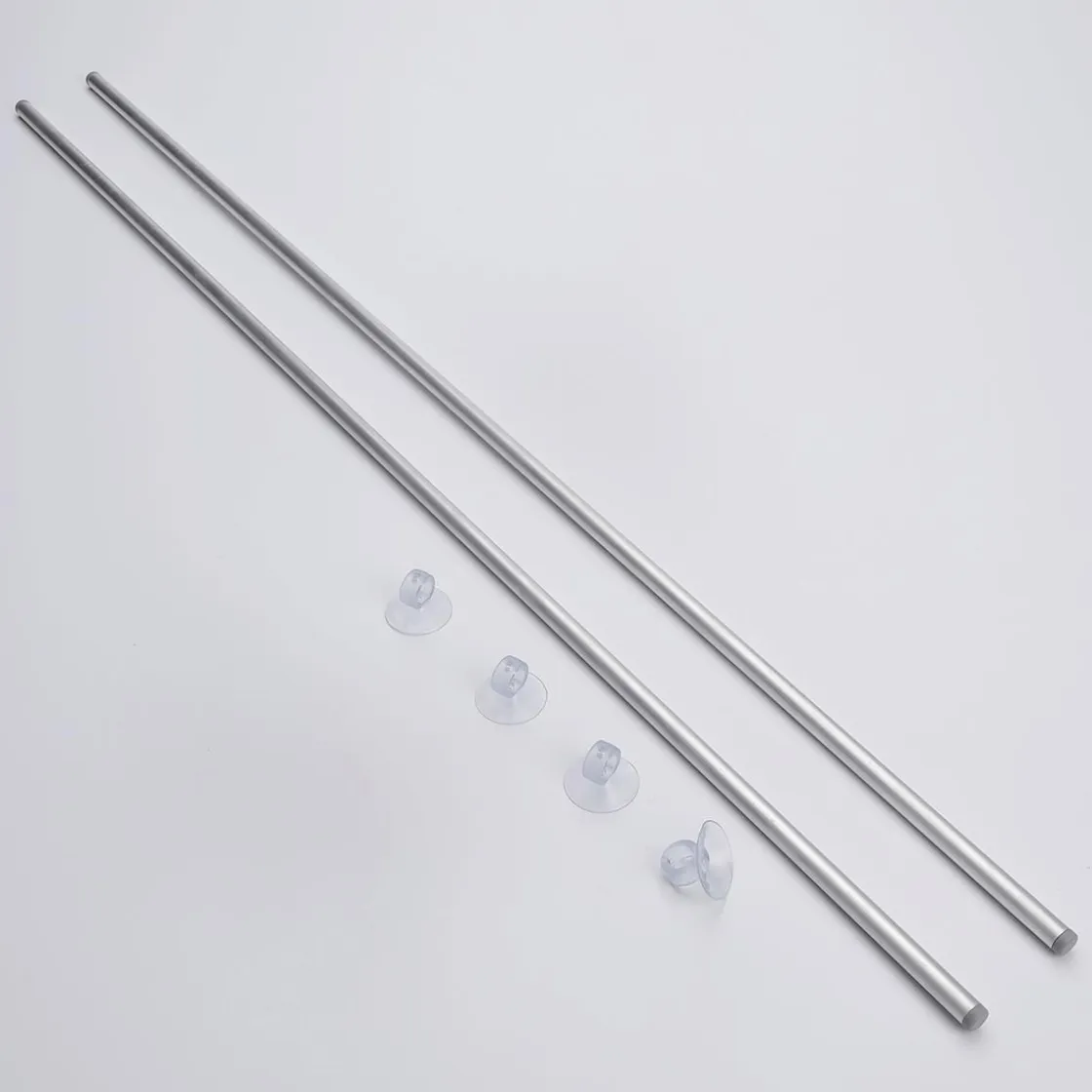 DecoWoerner Accesorios>Soporte De Superficie De Cristal Para Banner 104 Cm