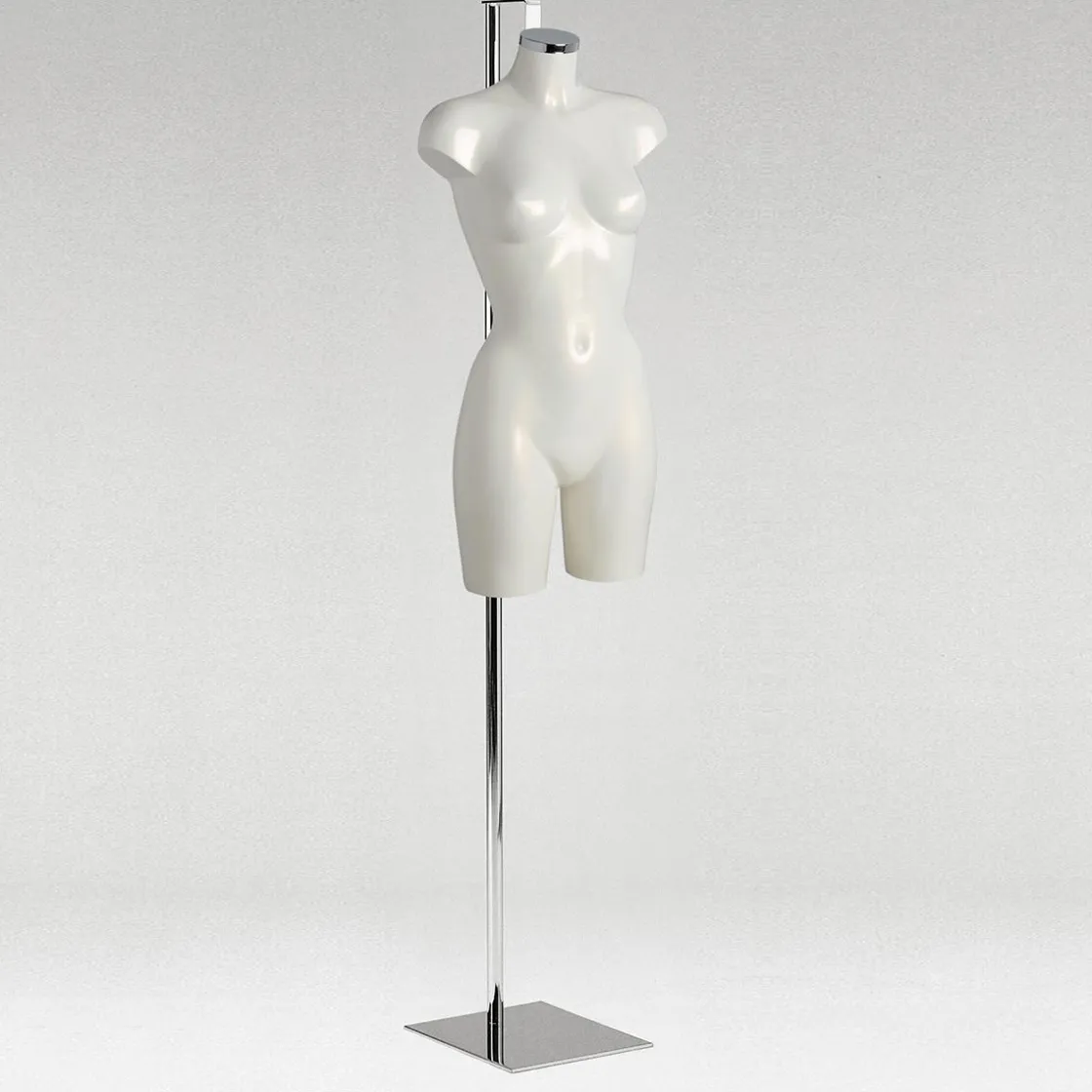 DecoWoerner Bustos De Costura|Maniquíes>Soporte Metálico Para Torsos, Alojamiento Para Sujeción De Nuca
