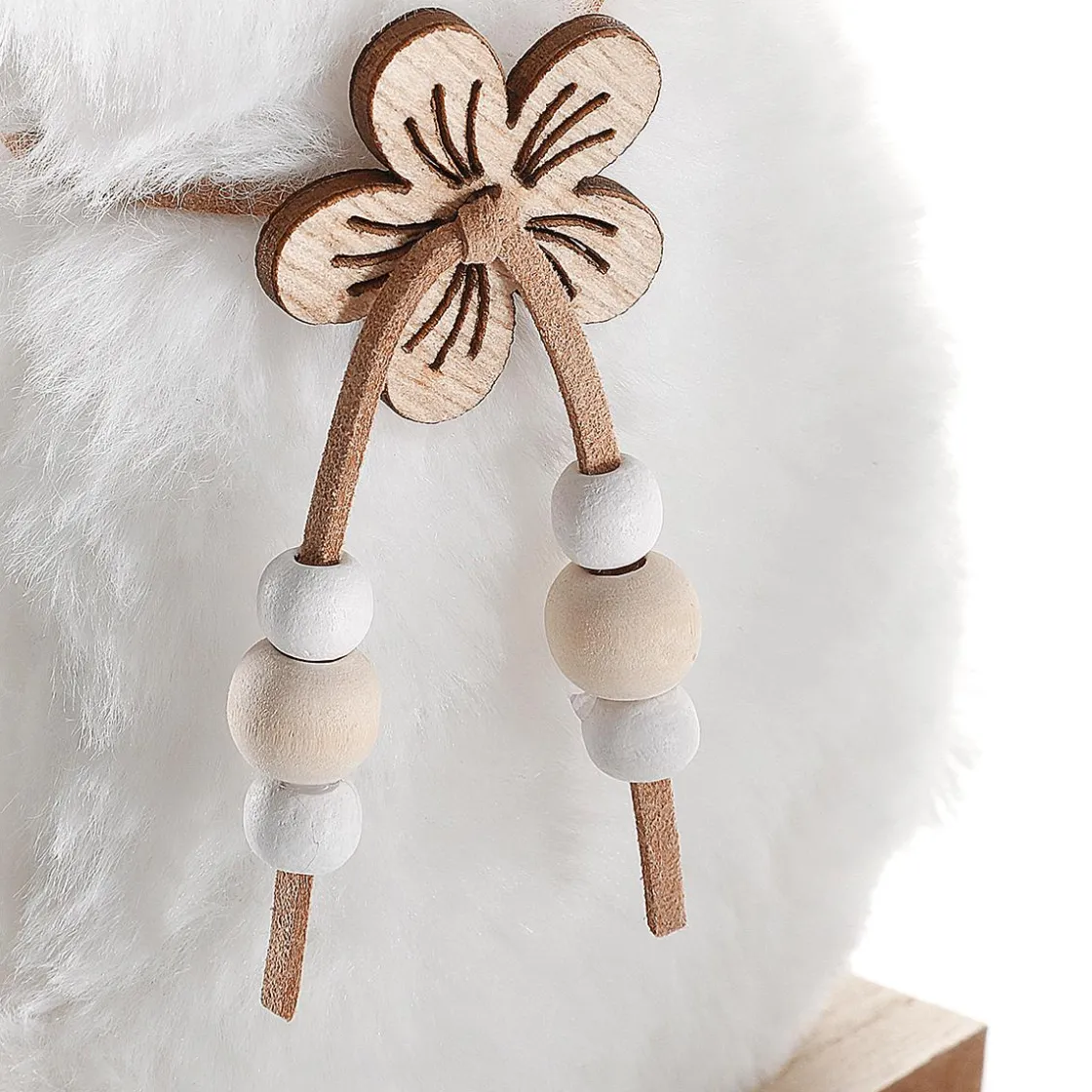 DecoWoerner Decoración De Pascua>Soporte Para Conejo De Peluche Deco, , 21 Cm De Altura