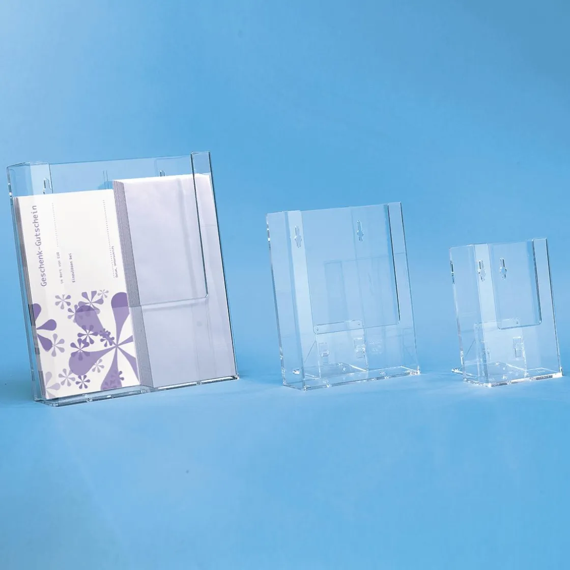 DecoWoerner Expositores Para Tiendas>Soporte Para Folletos Flexi DIN A4