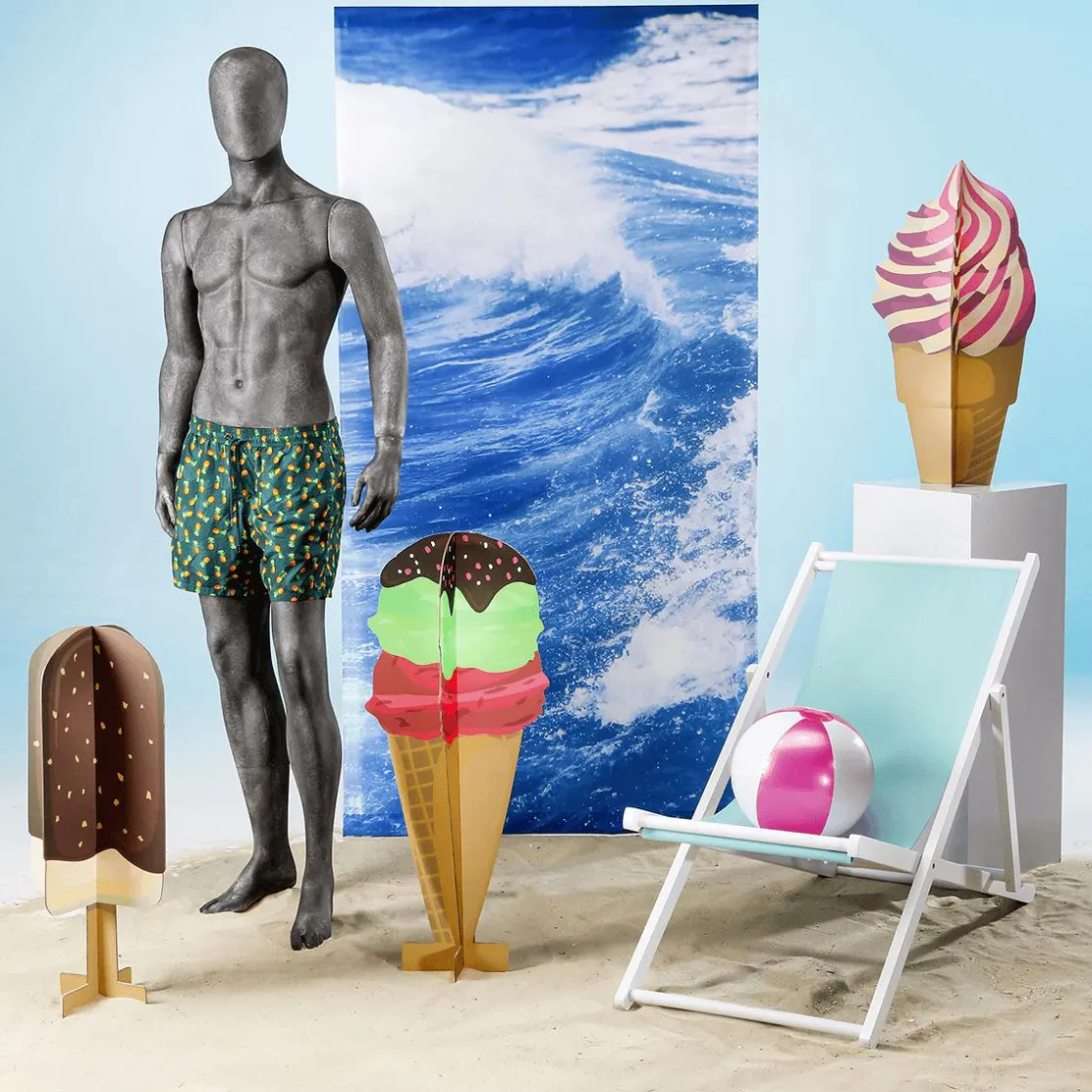 DecoWoerner Maniquíes>Sports Mannequin Hombre Atleta - De Pie Recto