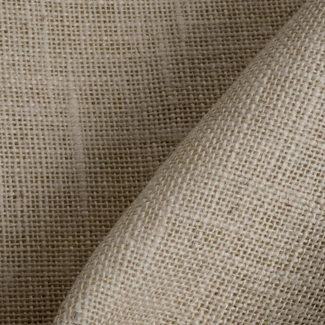 DecoWoerner Telas>Tela De Arpillera Crema, Anchura: 160 Cm