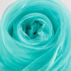 DecoWoerner Telas|Decoración De Invierno>Tela De Chifón, Color Claro, 145 Cm