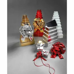 DecoWoerner Lazos De Regalo>Tiras De Lazos Rojas, 5 Piezas