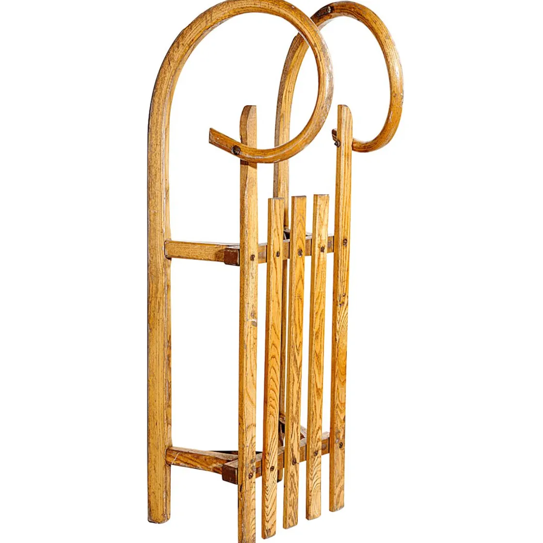 DecoWoerner Decoración Natural|Decoración Temática>Trineo De "cuernos" Auténtico, Longitud: 100 Cm