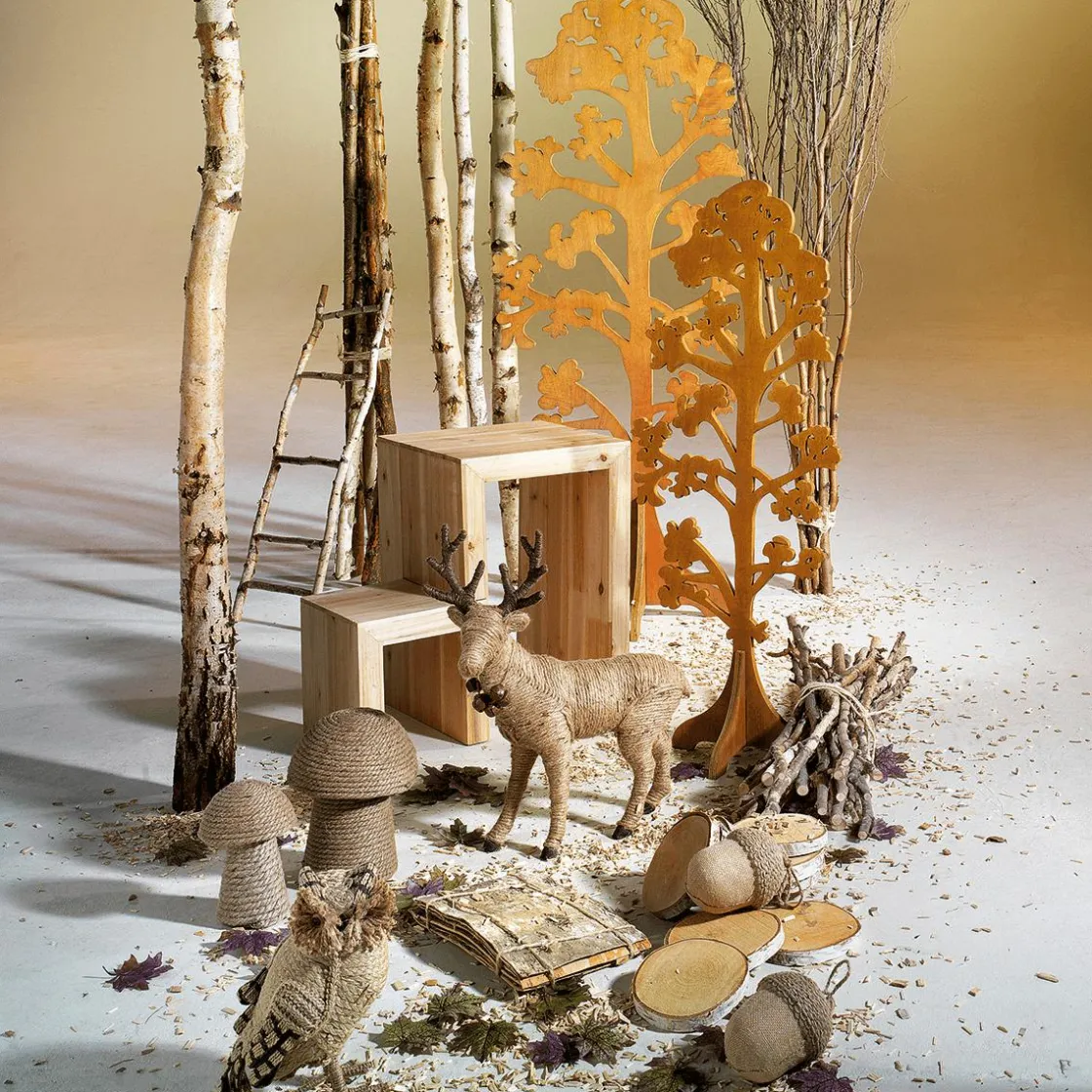 DecoWoerner Decoración Natural|Decoración Temática>Troncos De Abedul Decorativos, 170 Cm, 5 Piezas