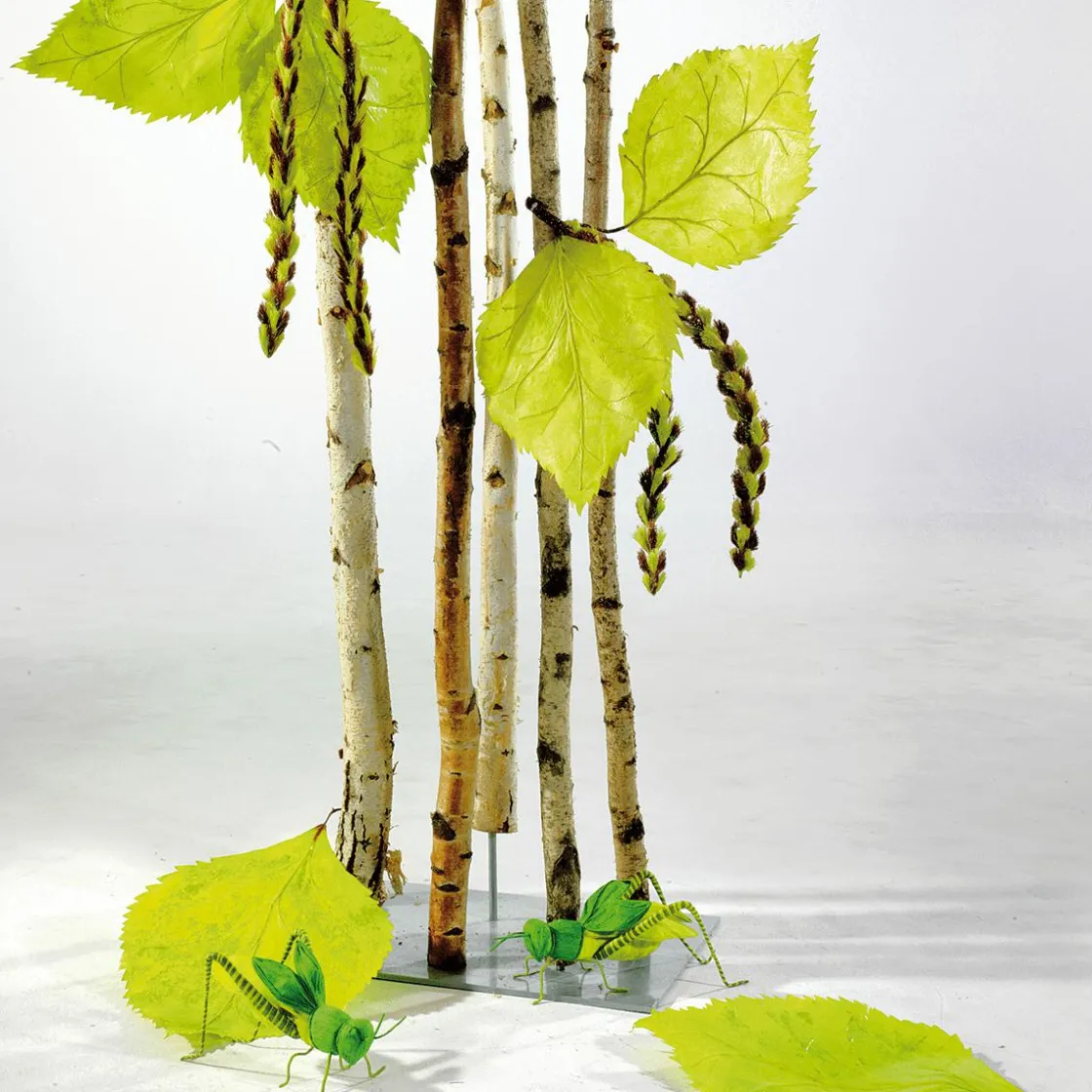 DecoWoerner Decoración Natural|Decoración Temática>Troncos De Abedul Decorativos, 220 Cm