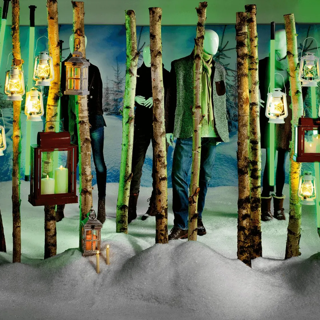 DecoWoerner Decoración Natural|Decoración Temática>Troncos De Abedul Decorativos, 200 Cm, 3 Piezas