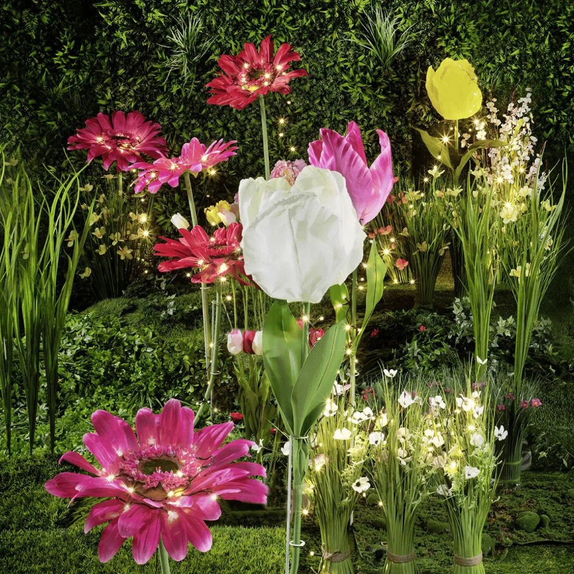 DecoWoerner Decoración De Primavera|Flores Artificiales>Tulipán Enorme Artificial, 135 Cm,