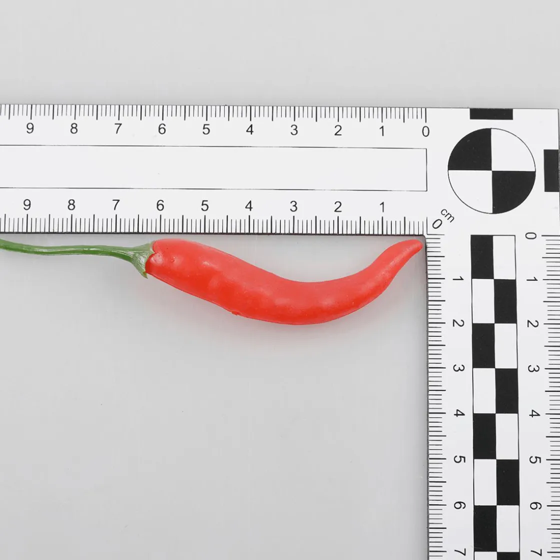 DecoWoerner Verduras Y Hierbas>Vainas De Chili Alimento De Imitación, 36 Piezas