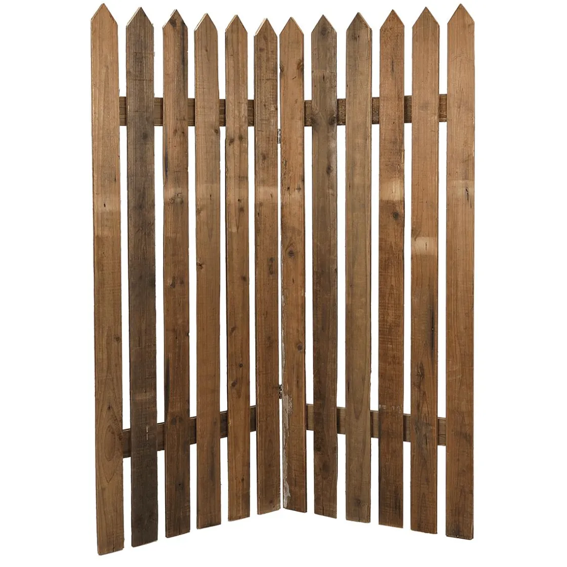 DecoWoerner Expositores Para Tiendas|Decoración Natural>Valla De Piquetes De Madera 120x150 Cm