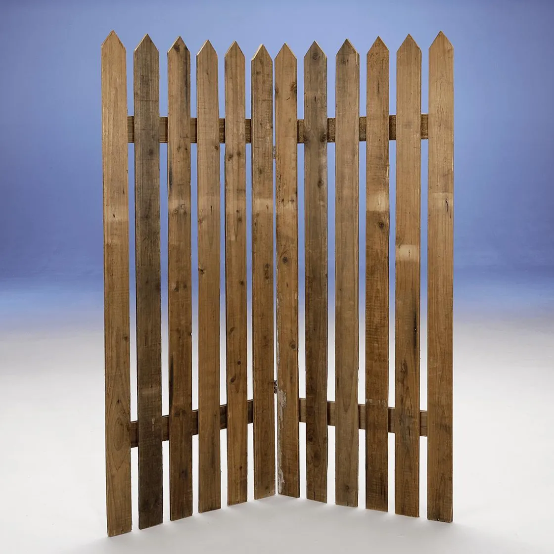 DecoWoerner Expositores Para Tiendas|Decoración Natural>Valla De Piquetes De Madera 120x150 Cm