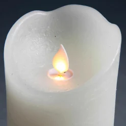 DecoWoerner Luz Decorativa>Vela De Cera LED 7,5 X 12,5 Cm
