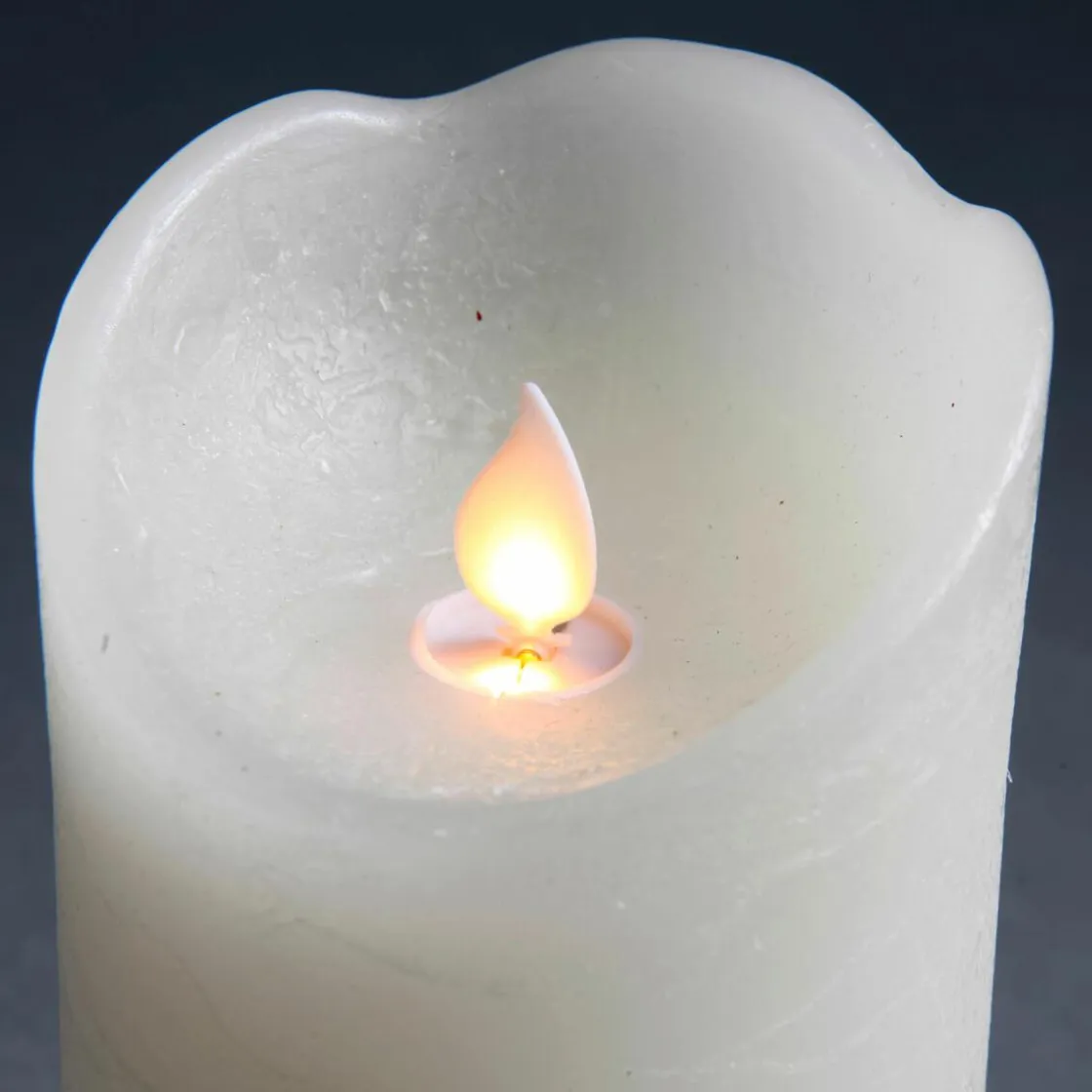 DecoWoerner Luz Decorativa>Vela De Cera LED 7,5 X 15 Cm