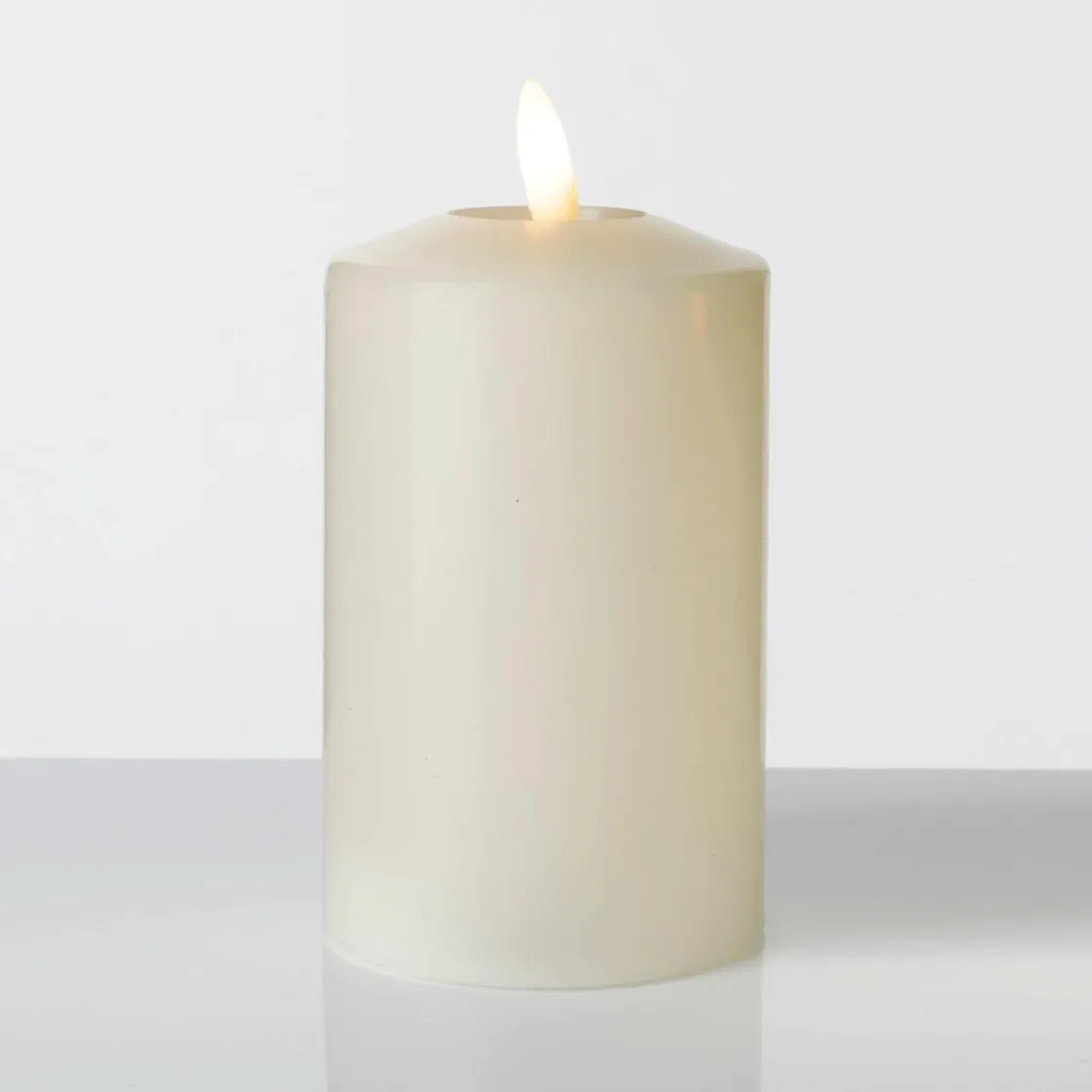 DecoWoerner Luz Decorativa|Figuras De Navidad>Vela De Cera LED 7,5 X 14,5 Cm