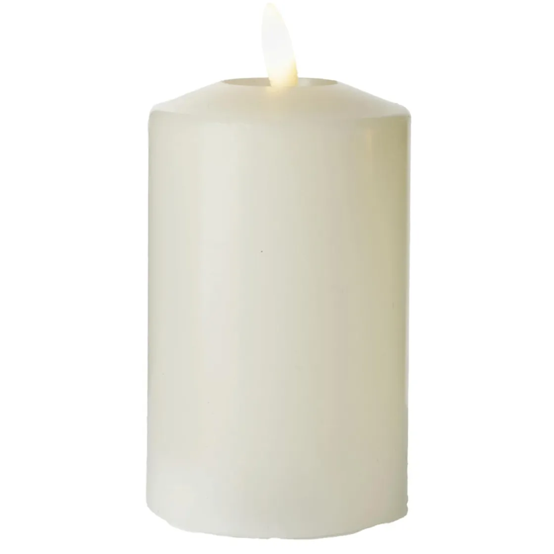 DecoWoerner Luz Decorativa|Figuras De Navidad>Vela De Cera LED 7,5 X 14,5 Cm