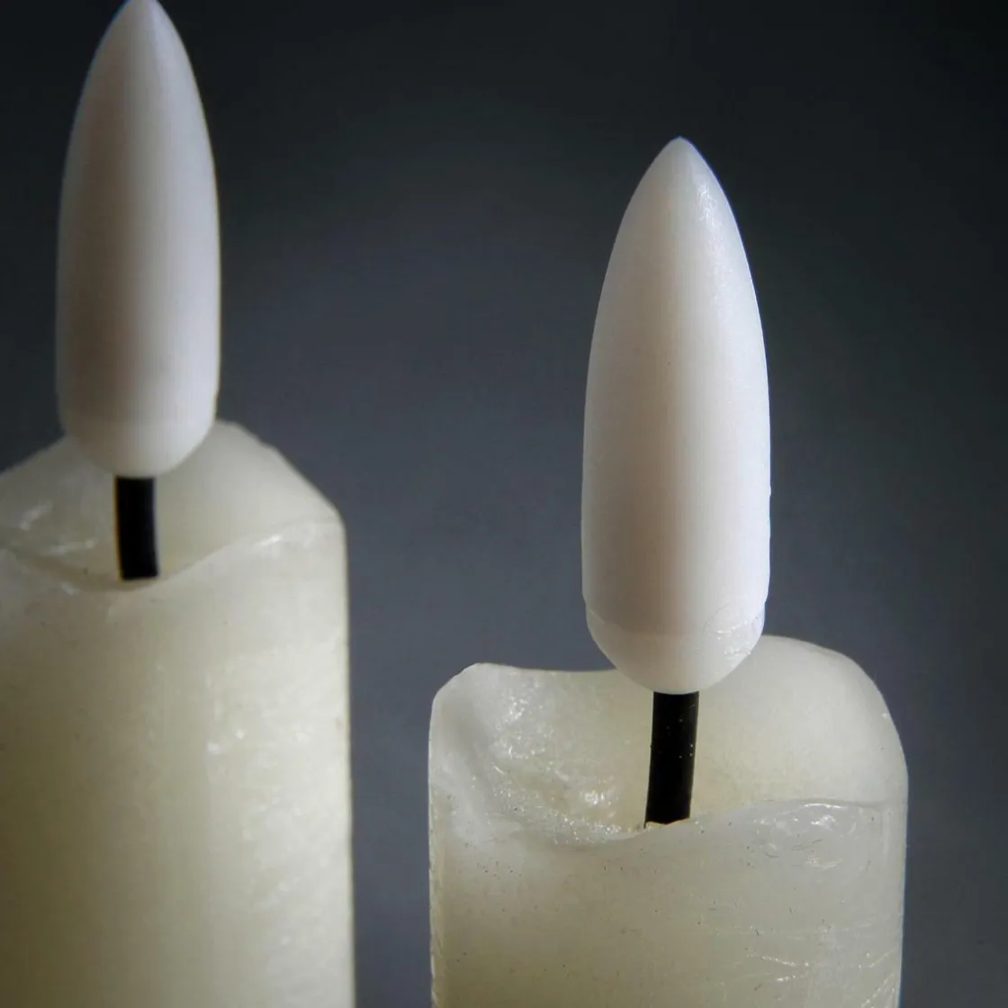 DecoWoerner Luz Decorativa>Velas De Cera LED-LED 24 Cm, Conjunto De 2 Piezas