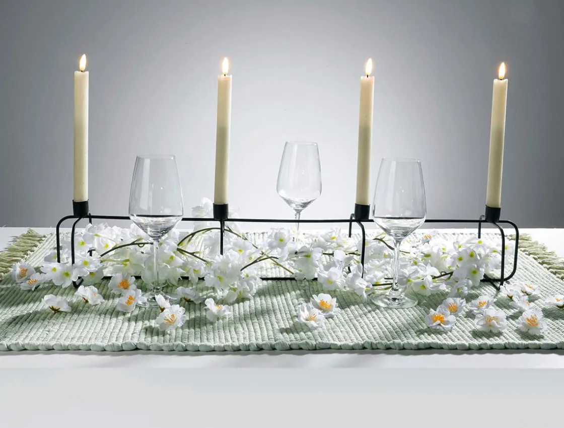 DecoWoerner Luz Decorativa>Velas De Cera LED-LED 24 Cm, Conjunto De 2 Piezas