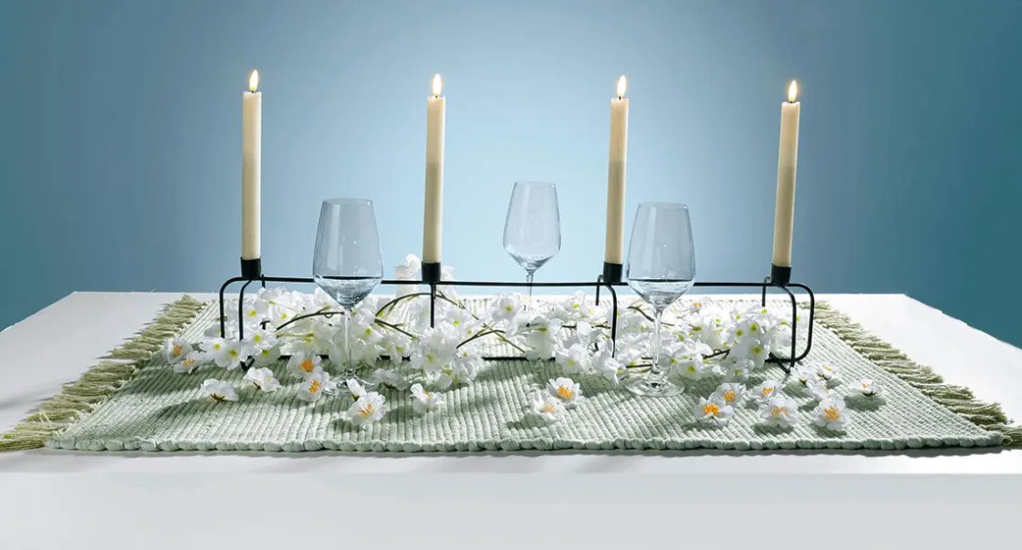 DecoWoerner Luz Decorativa>Velas De Cera LED-LED 24 Cm, Conjunto De 2 Piezas
