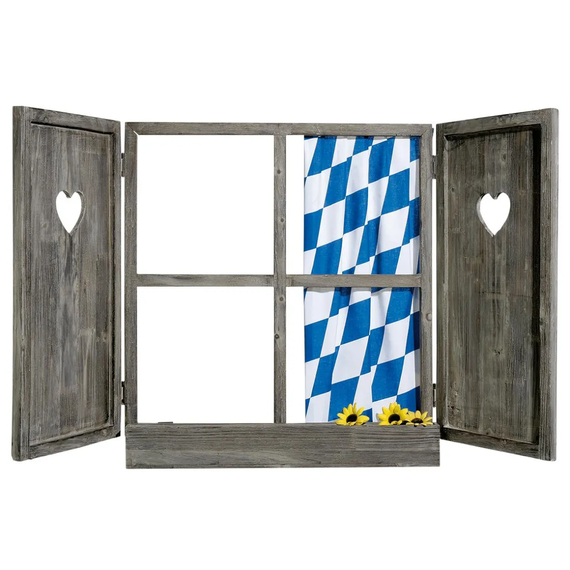 DecoWoerner Decoración Natural|Decoración De Verano>Ventana De Cabaña Decorativa