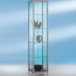 DecoWoerner Expositores Para Tiendas>Vitrina Con Iluminación, 186 X 40 X 40 Cm