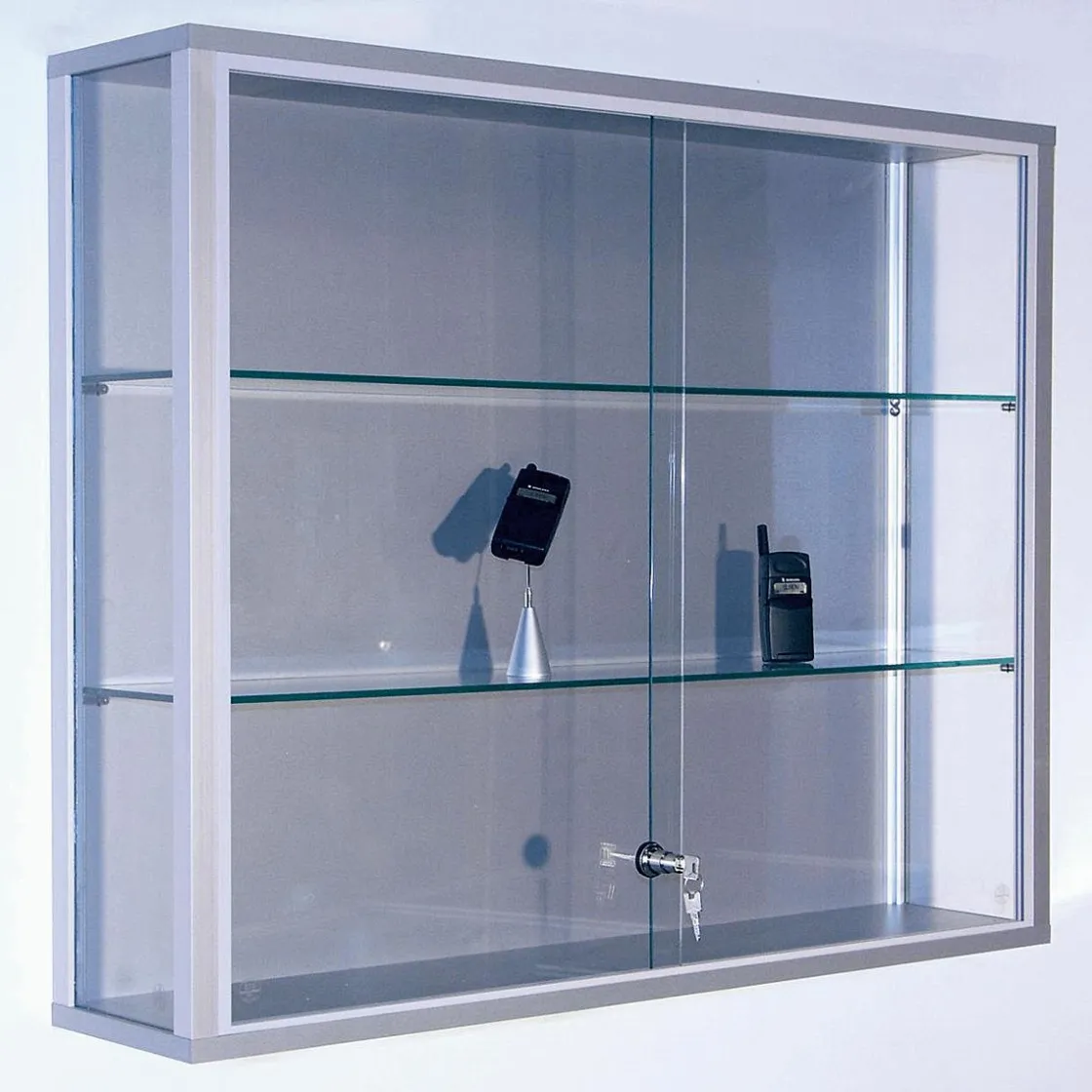 DecoWoerner Expositores Para Tiendas>Vitrina De Pared, 80 X 150 X 20 Cm