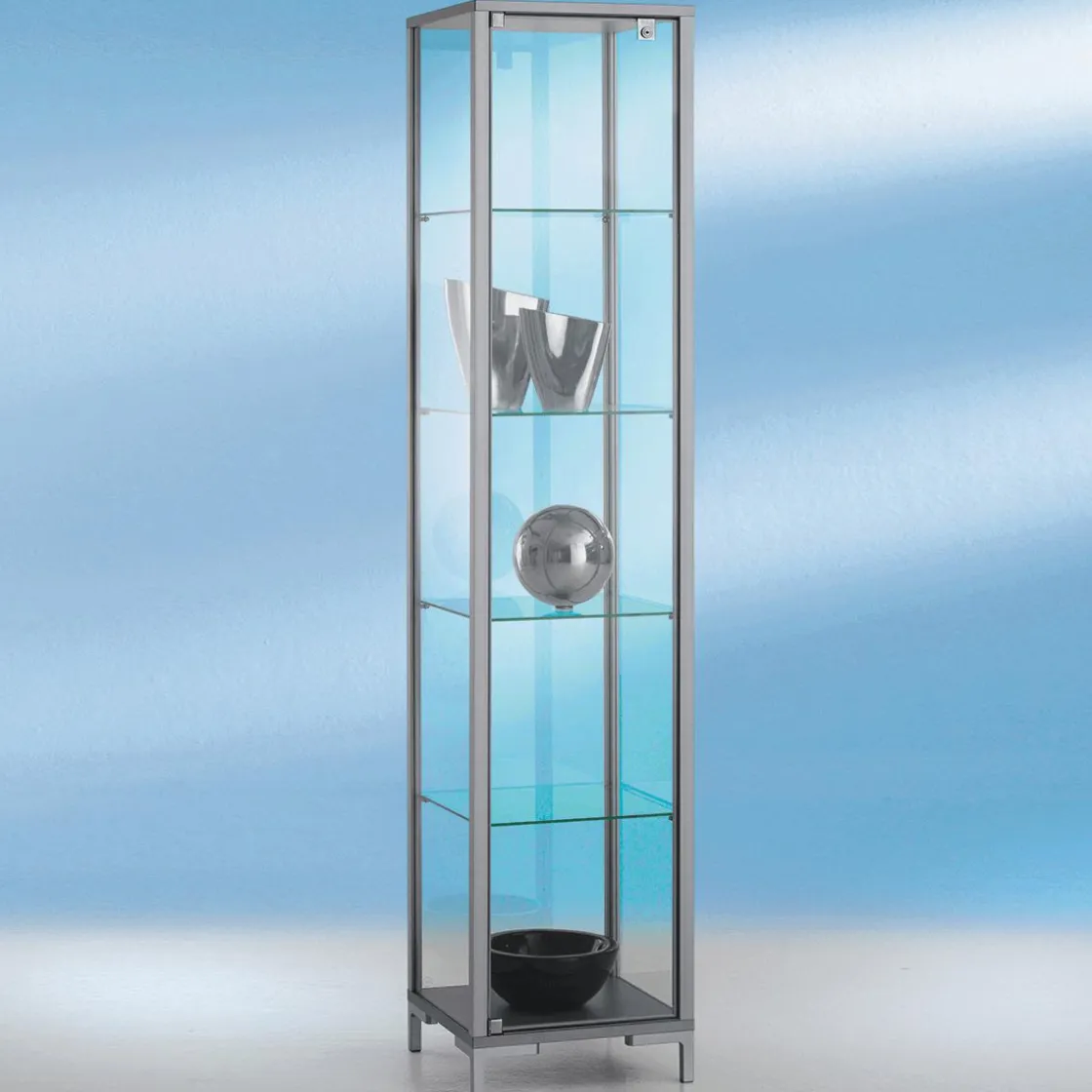 DecoWoerner Expositores Para Tiendas>Vitrina De Pie, 186 X 40 X 40 Cm