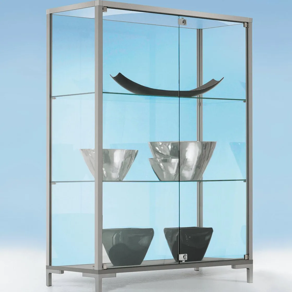 DecoWoerner Expositores Para Tiendas>Vitrina De Pie, 135 X 80 X 40 Cm