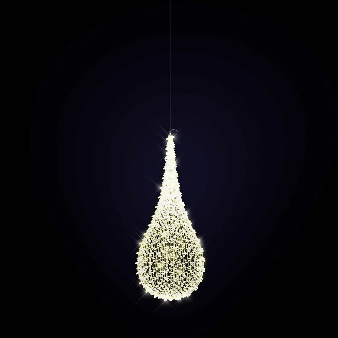 DecoWoerner Luz Decorativa|Decoración Temática>XXL Decoración Luz Objeto Gota De 200 Cm