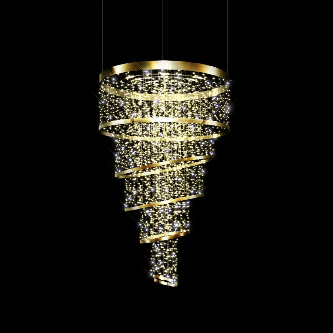 DecoWoerner Luz Decorativa|Decoración Temática>XXL Decoracion Objeto Luminoso Araña 200 Cm