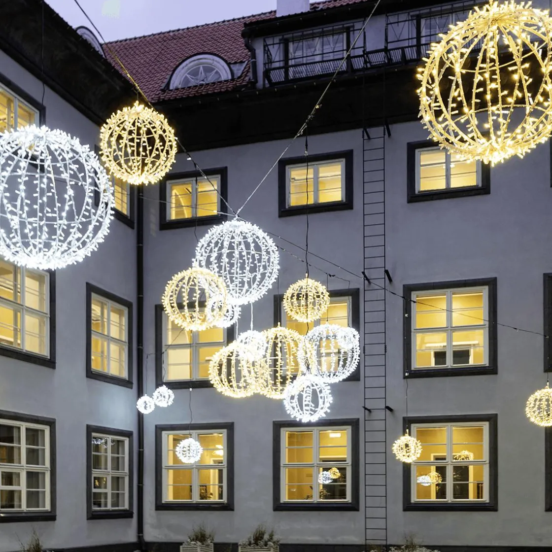 DecoWoerner Luz Decorativa>XXL LED Esfera Fría Objeto Luminoso Para Exterior 120 Cm Ø